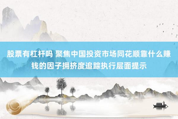 股票有杠杆吗 聚焦中国投资市场同花顺靠什么赚钱的因子拥挤度追踪执行层面提示